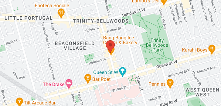 map of #322 -109 OSSINGTON AVE